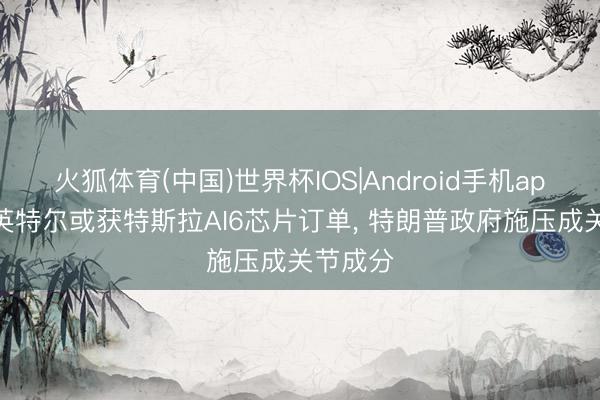 火狐体育(中国)世界杯IOS|Android手机app下载 英特尔或获特斯拉AI6芯片订单， 特朗普政府施压成关节成分